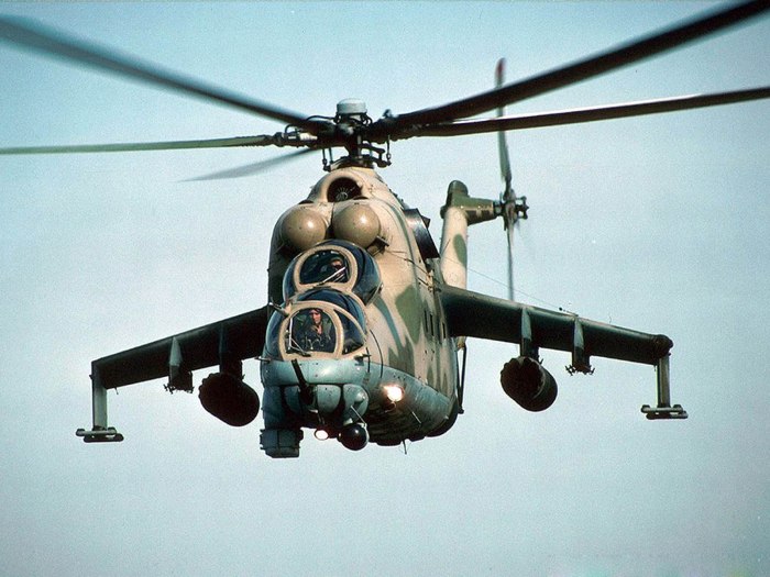 Вертолёт крокодил ми-24