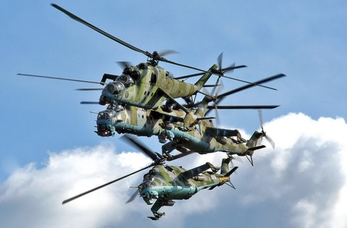 Военный вертолёт ми 24