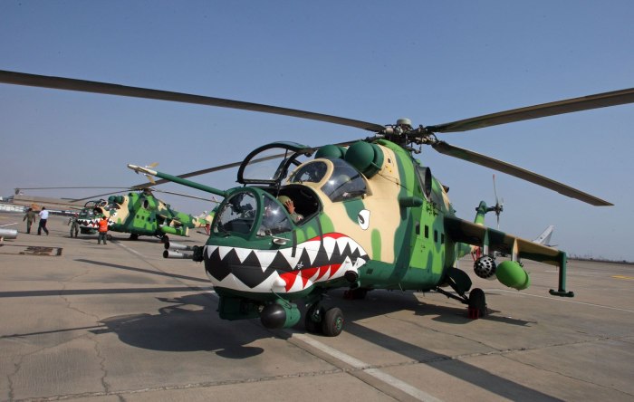 Ми-24 армейский ударный вертолёт