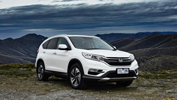 Honda CR-V 2015 белая