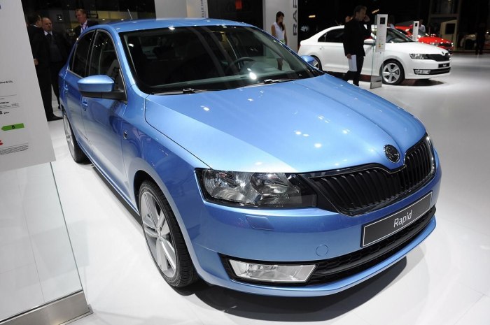 Skoda Rapid цвета кузова