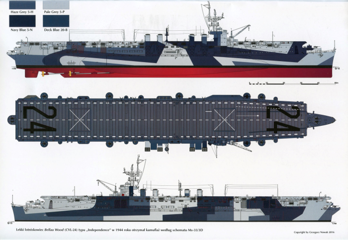 USS Belleau Wood CVL-24