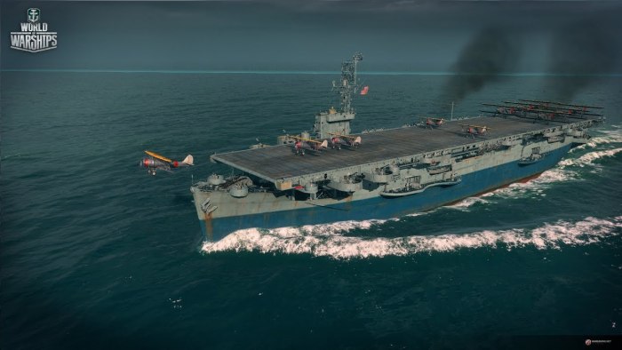 World of Warships авианосец Ranger