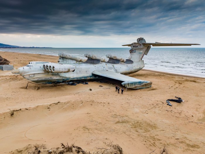 Каспийский монстр экраноплан Лунь