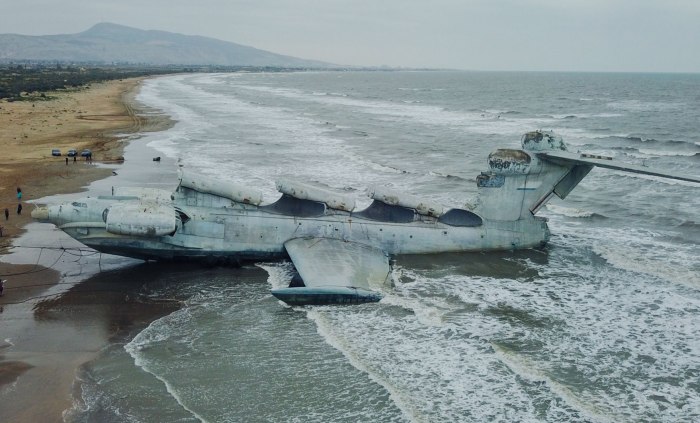Каспийское море экраноплан Лунь