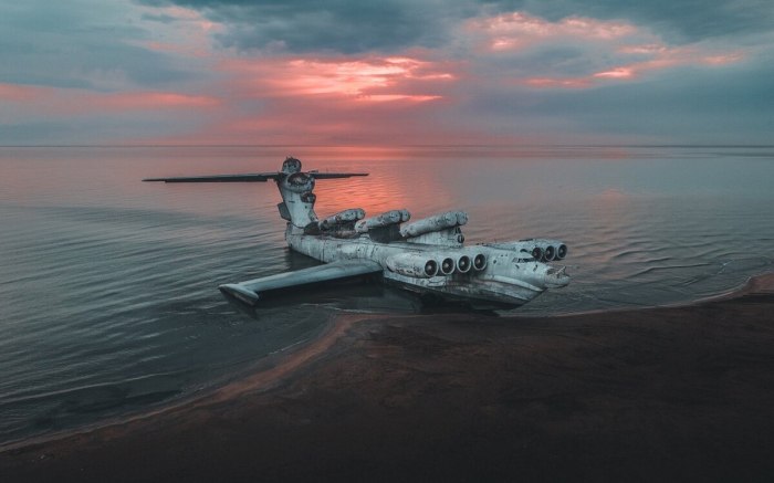 Экраноплан Лунь Дербент 2020
