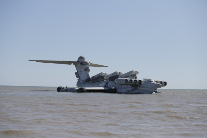 Каспийский монстр экраноплан Дербент