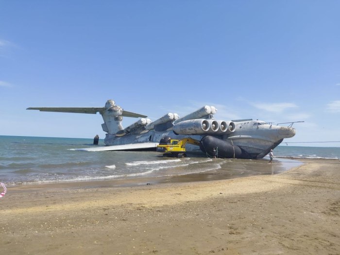Лунь экраноплан в Дербенте