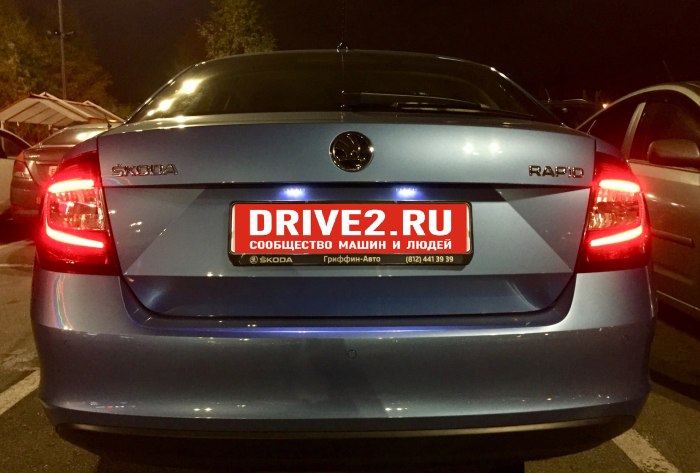 Шкода рапид задние фонари