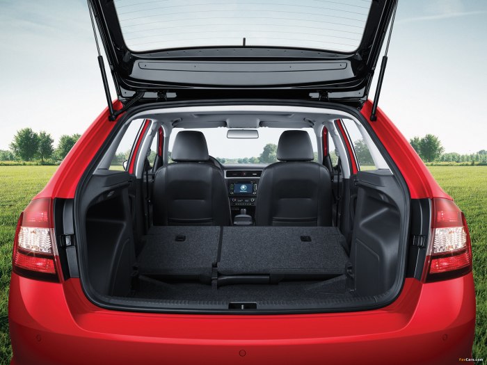 Skoda Rapid Spaceback багажник