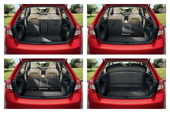 Skoda Rapid Spaceback багажник