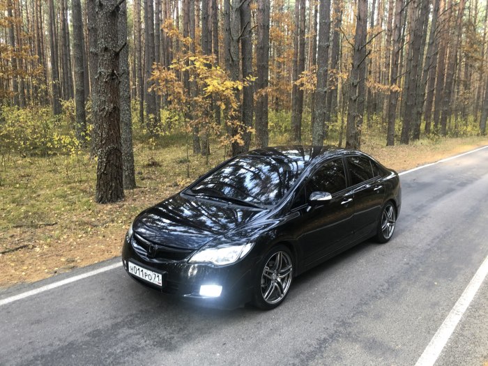 Honda Civic 2008 седан черный