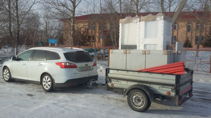 Форд фокус 3 универсал с прицепом