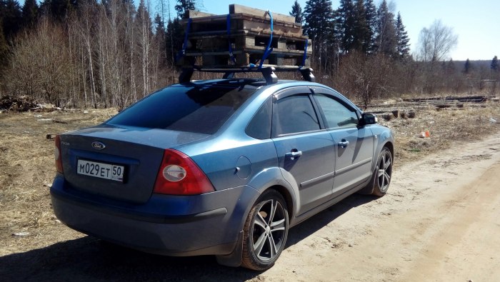Крепление багажника Ford Focus 2