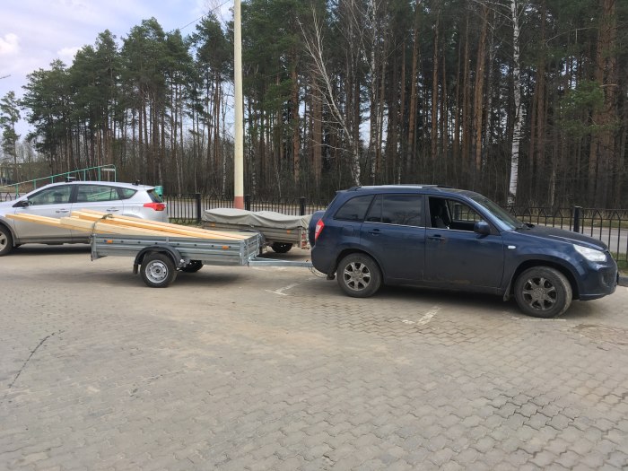 Прицеп для паркетника