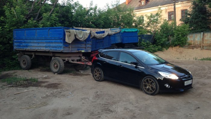 Форд фокус 3 универсал с прицепом
