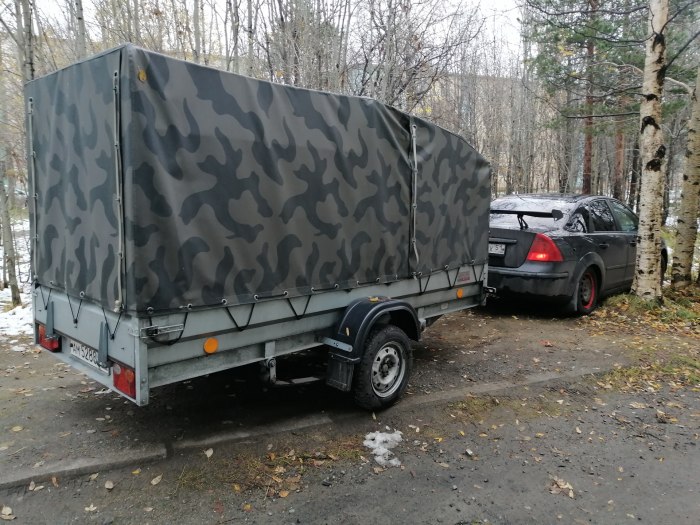 Форд фокус 2 седан с прицепом