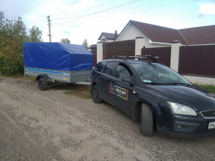 Транзит с прицепом