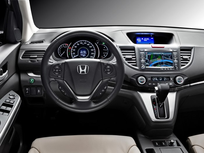 Хонда CRV 4 поколения салон