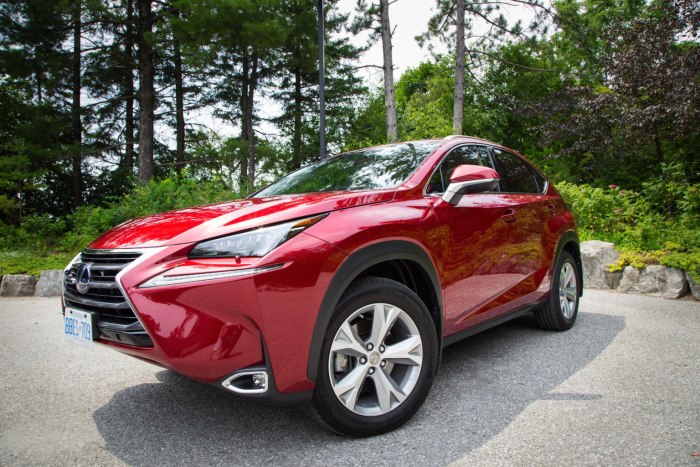Лексус nx300h красный