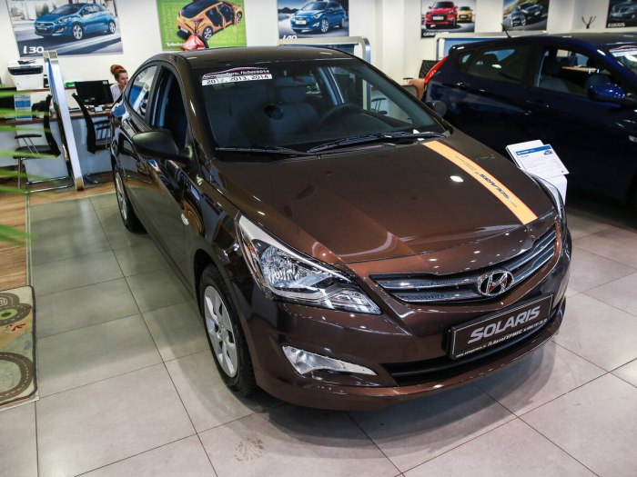 Hyundai Solaris 2016 коричневый