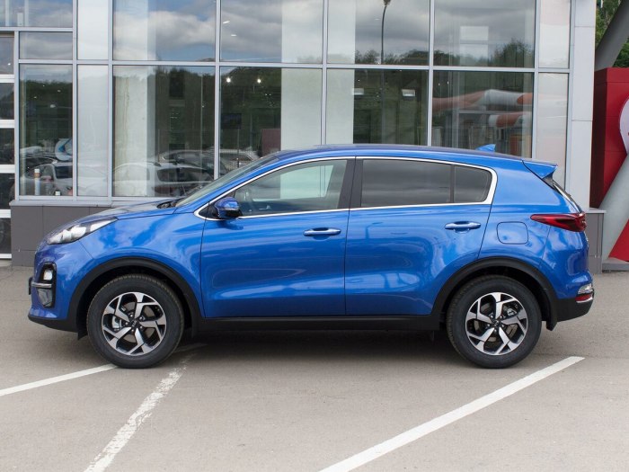 Kia Sportage 4 синий