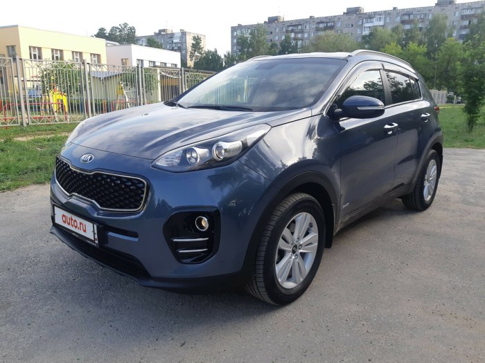 Kia Sportage 4 синий