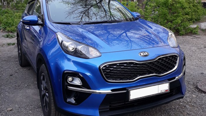 Kia Sportage 4 синий