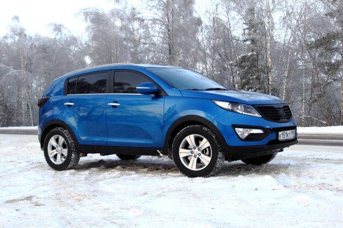 Kia Sportage синий