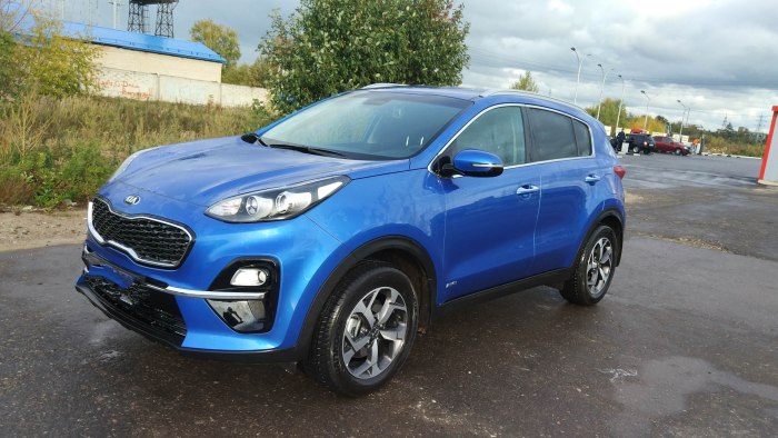 Kia Sportage синий