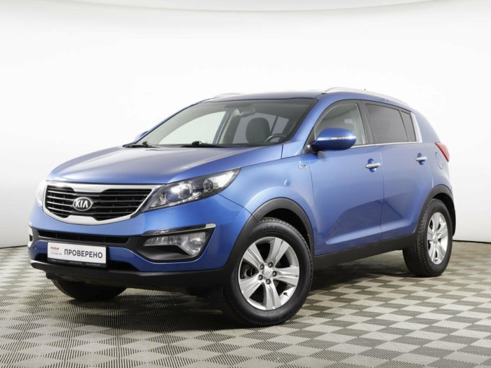 Kia Sportage синий