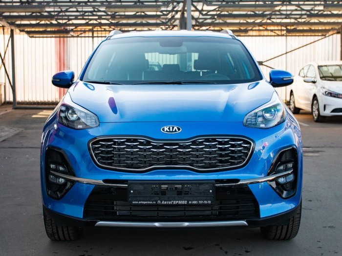 Kia Sportage 4 синий
