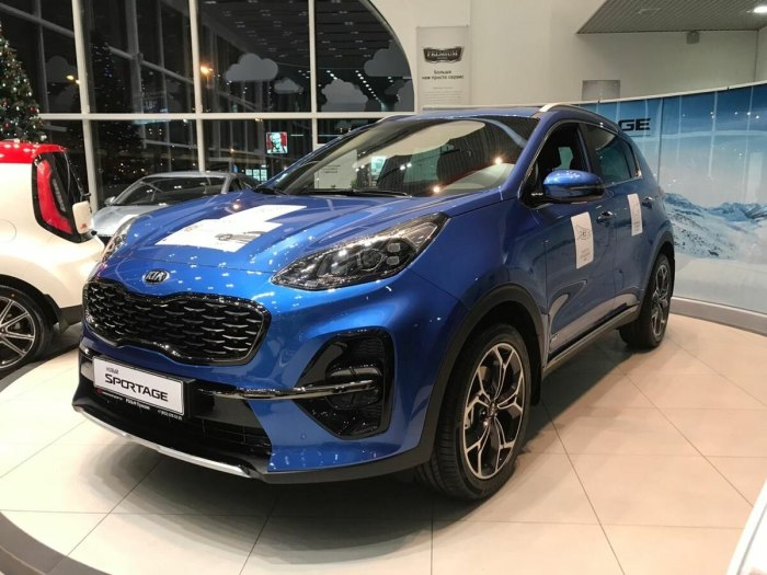Kia Sportage 2021 синий