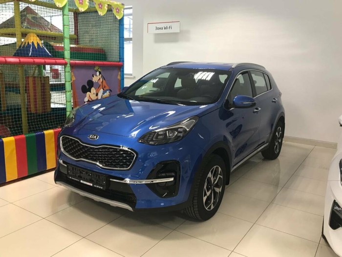 Kia Sportage 4 синий