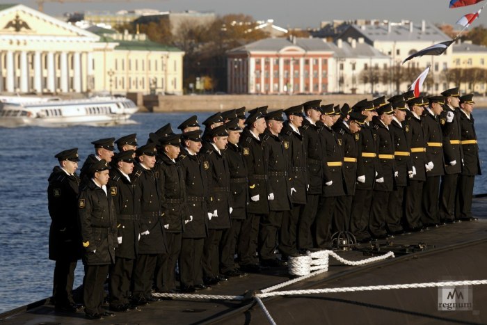Экипаж подлодки ВМФ РФ