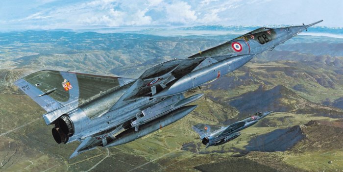 Французский бомбардировщик "Мираж-4"