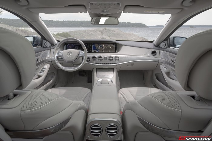 Mercedes Benz s class w222 салон