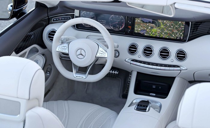Mercedes s63 AMG Coupe салон белый