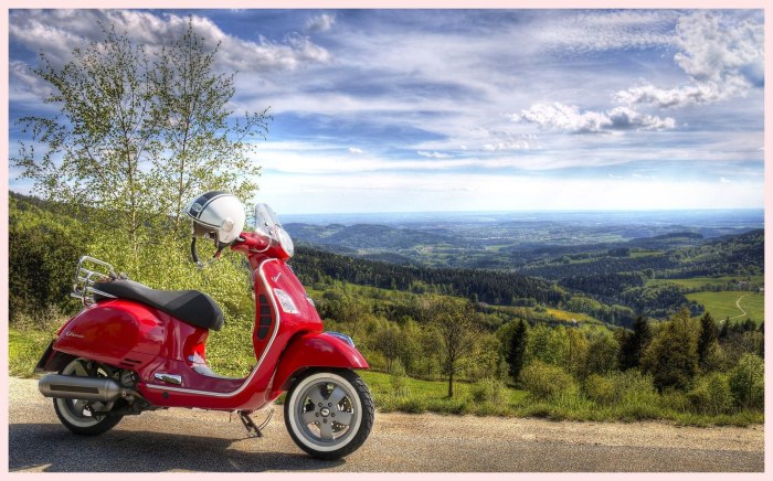 Итальянский мотороллер Vespa