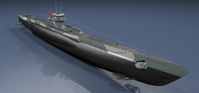 U-Boat подлодки типа 7с