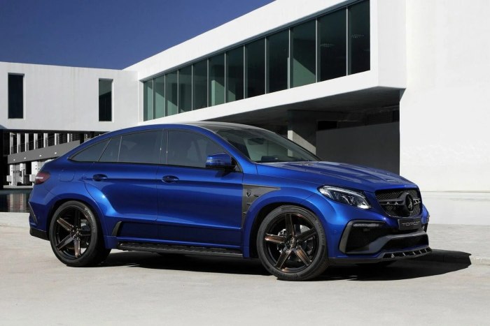Мерседес GLE 63s синий