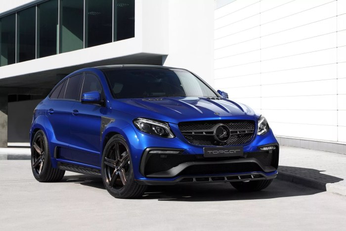 Мерседес GLE 63s синий