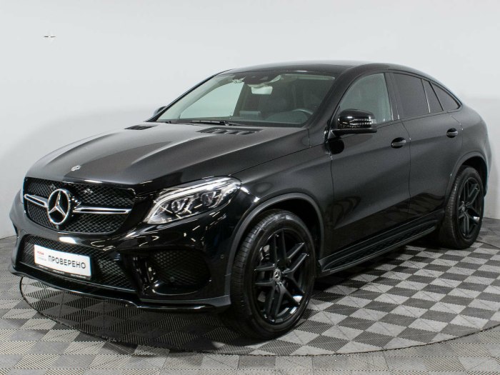 Mercedes GLE 2020 Coupe черный