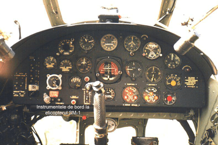 Приборная панель вертолета ми-8