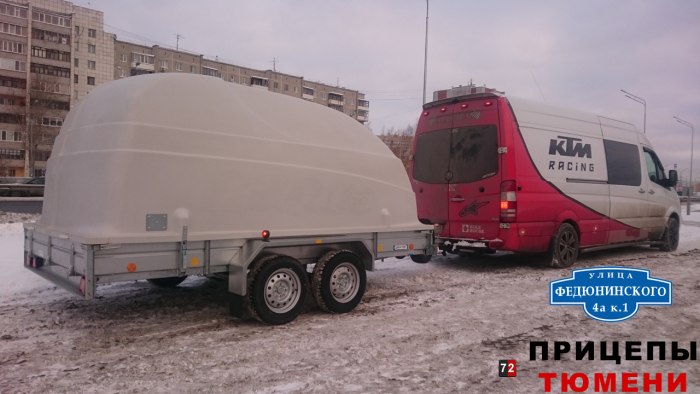 Мерседес Спринтер с прицепом