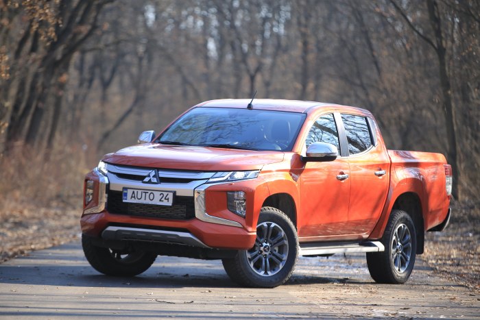 Mitsubishi l200 оранжевый