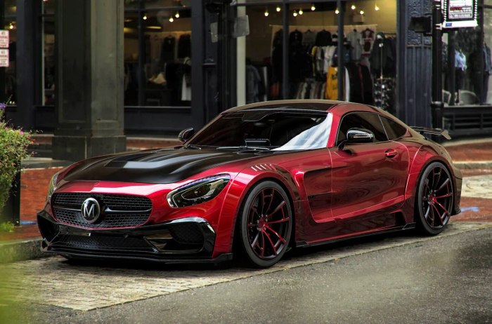 Mercedes Benz AMG gt Red