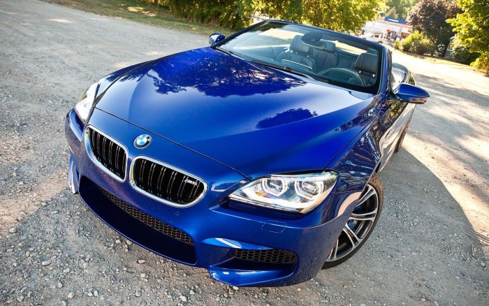Mavi BMW m6