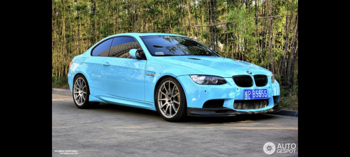 BMW m3 e92 Blue