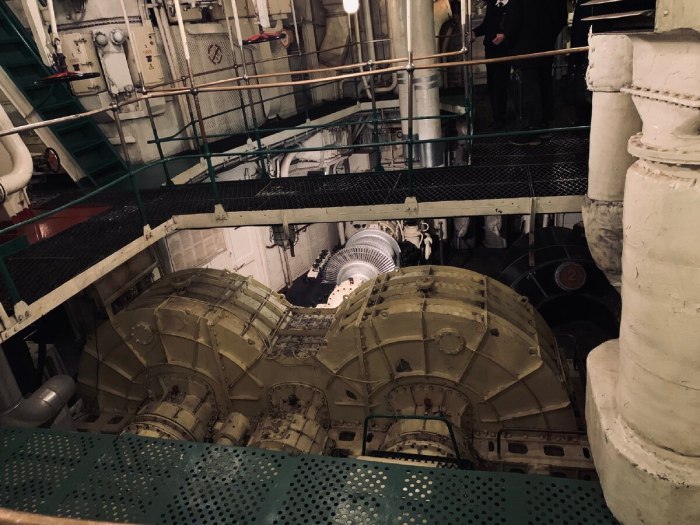 Ледокол Ямал машинное отделение